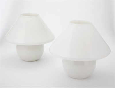 Lot 314 - Italian Design Pair of Lamps, mid 20th century,...