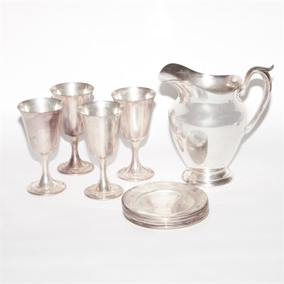 Lot 423 - Group of American Sterling Silver Table...