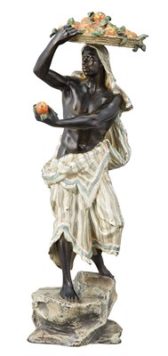 Lot 370 - Franz Bergman Cold Painted Bronze Figure of a...