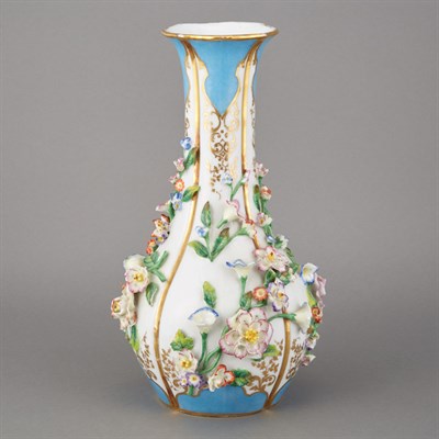Lot 293 - Paris Gilt Decorated Porcelain Vase The...