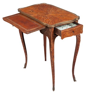 Lot 278 - Louis XV Style Metal Mounted Marquetry Inlaid...