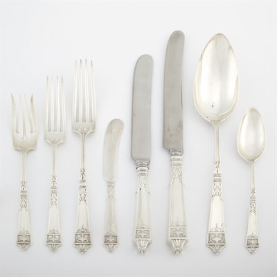 Lot 207 - Gorham Sterling Silver Flatware Service In the...