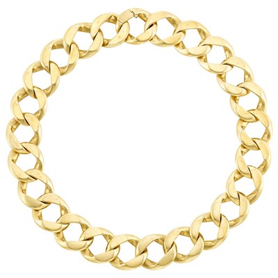 Lot 212 - Gold Link Necklace