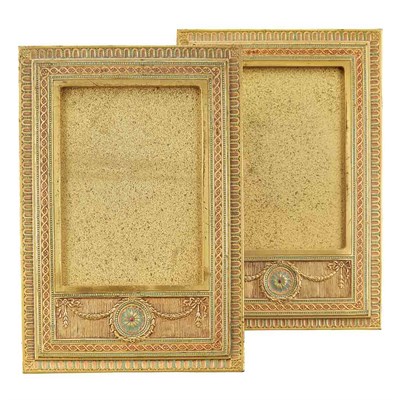 Lot 463 - Two Tiffany Studios Gilt and Enameled Bronze...