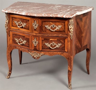 Lot 204 - Louis XV/XVI Gilt-Bronze Mounted Kingwood,...