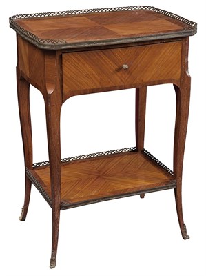 Lot 330 - Transitional Louis XV/XVI Style Metal Mounted...