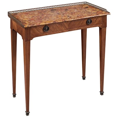 Lot 325 - Louis XVI Style Metal Mounted Kingwood Desk...