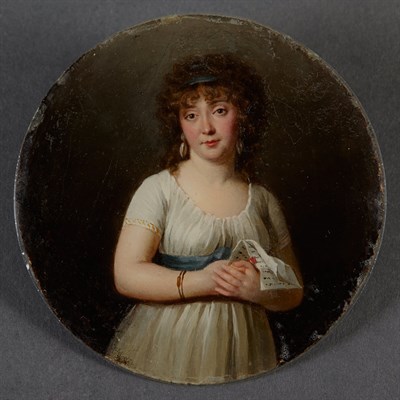 Lot 94 - Attributed to Louis-Leopold Boilly Portrait...