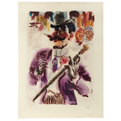 Lot 96 - George Grosz BAGDAD-ON-THE-SUBWAY (D. M VII...
