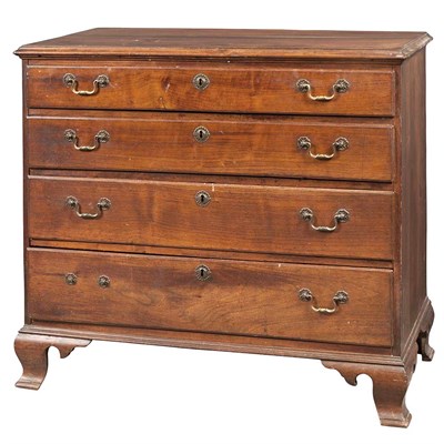 Lot 136 - Chippendale Walnut Chest of Drawers...