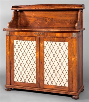Lot 360 - George IV Gilt-Metal Mounted Rosewood Cabinet...