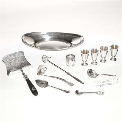 Lot 474 - Group of Sterling Silver Table Articles...