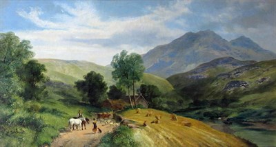 Lot 110 - George Shalders British, 1826-1873 A Farmstead...
