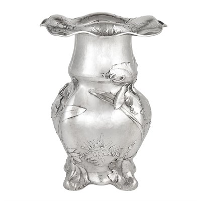Lot 209 - Gorham Martele Sterling Silver Vase Pattern no....