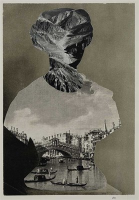 Lot 110 - Jiri Kolar Czech, 1914-2002 Self Portrait...