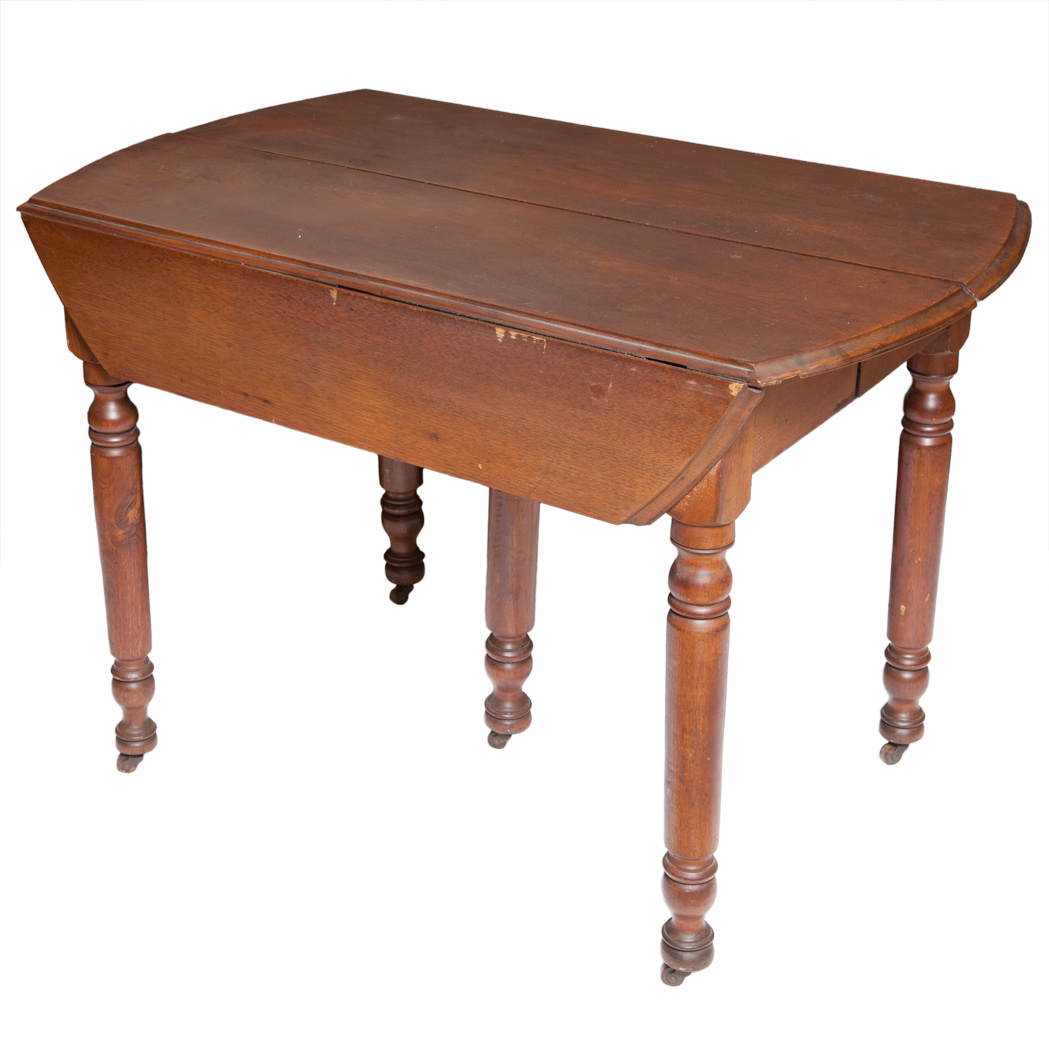 Lot 177 - English Provincial Style Oak Drop-Leaf...