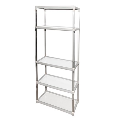 Lot 178 - Modern Style Lucite and Painted Wood Five-Tier...