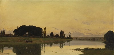 Lot 17 - Jacques-Henri Delpy French, 1877-1957 River...