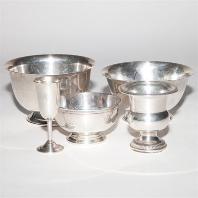 Lot 460 - Group of American Sterling Silver Table...