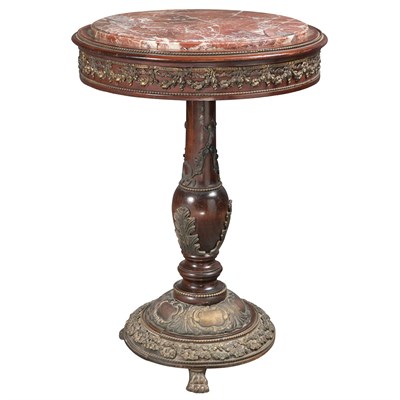 Lot 211 - Pair of Napoleon III Style Gilt-Metal Mounted...