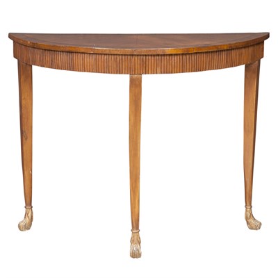 Lot 290 - Neoclassical Style Walnut Console Height 30...