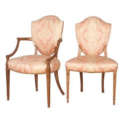 Lot 316 - Set of Six George III Style Gilt Painted...