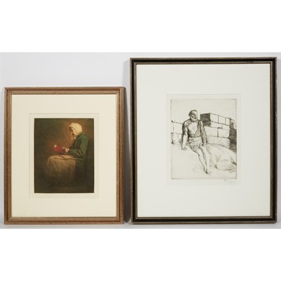 Lot 164 - Alphonse Legros JOB, FIRST PLATE (BLISS 67)...