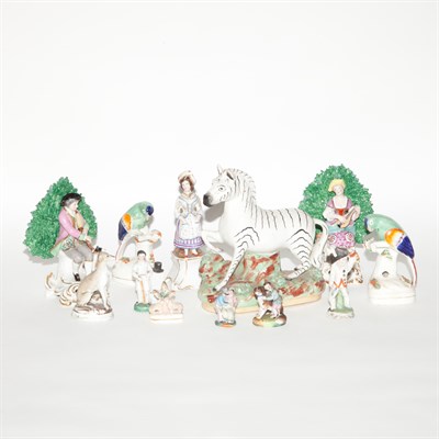 Lot 409 - Group of English Porcelain Figures...