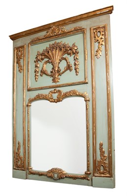 Lot 196 - Louis XVI Style Painted Wood Trumeau Height 59...