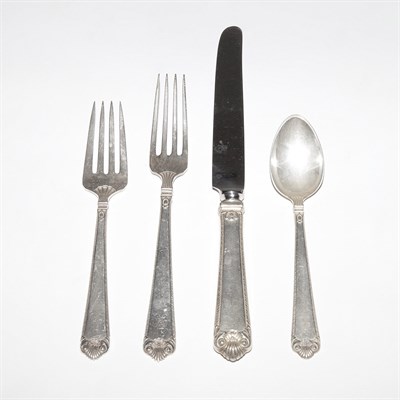 Lot 457 - Watson Sterling Silver Flatware Service In the...