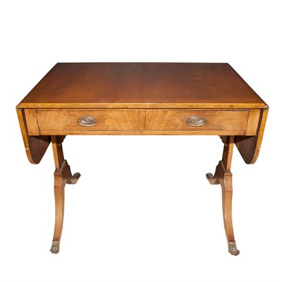 Lot 550 - George III Style Mahogany Sofa Table Height 28...