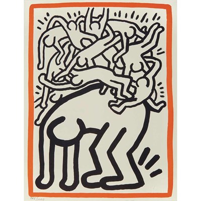 Lot 99 - Keith Haring FIGHT AIDS WORLDWIDE (LITTMAN...