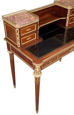 Lot 344 - Louis XVI Style Gilt-Metal Mounted Mahogany...