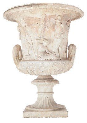 Lot 120 - Italian Marble Model of the Borghese Vase...