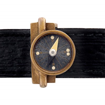 Lot 286 - Group of Two-Color Gold, Metal, Diamond and Colored Cultured Pearl Jewelry and Compass Wristwatch, Gerald Genta