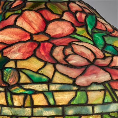 Lot 478 - Tiffany Studios Favrile Leaded Glass Spring...