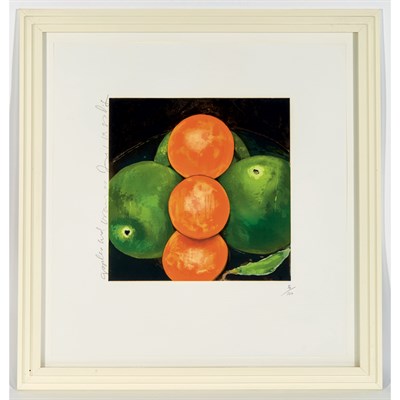 Lot 265 - Donald Sultan (b. 1951) APPLES AND ORANGES...