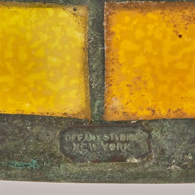 Lot 474 - Tiffany Studios Favrile Leaded Glass Parasol...