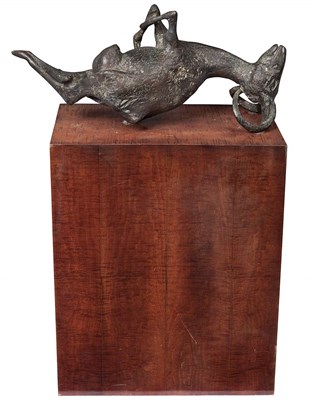 Lot 187 - Jack Zajac American, b. 1929 Bound Goat Signed...