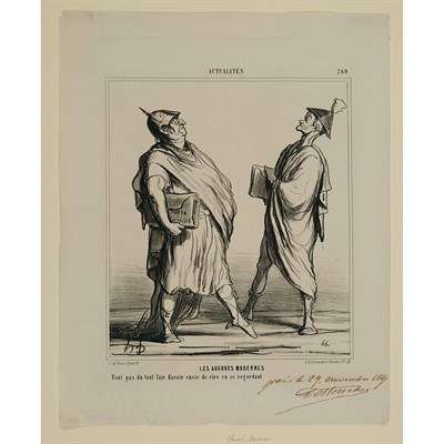 Lot 68 - Honore Daumier (1808-1879) [VARIOUS SUBJECTS]...
