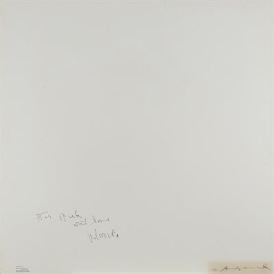 Lot 285 - Andy Warhol MARTHA GRAHAM (F./S. II.387-389)...