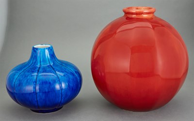 Lot 278 - Sevres Oxblood Porcelain Vase Paul Millet Of...