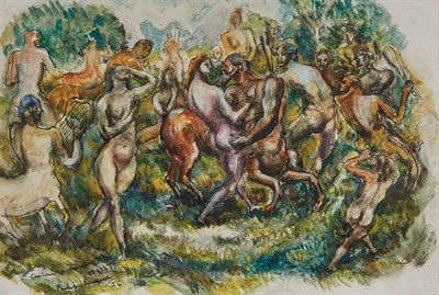 Lot 62 - Philip Evergood American, 1901-1973 Centaurs...