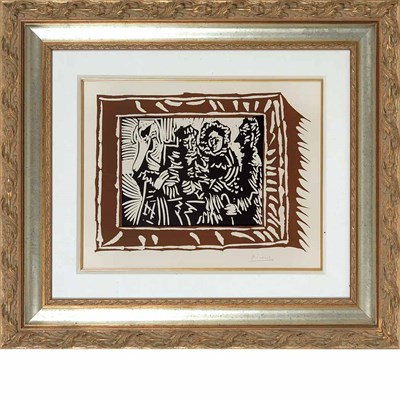 Lot 189 - Pablo Picasso SCENE FAMILIALE (B. 1146) Color...