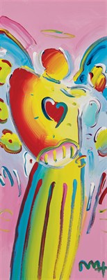 Lot 123 - Peter Max German/American, b. 1937 Angel with...