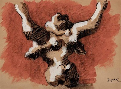 Lot 55 - Jacques Lipchitz French, 1891-1973 Study for...