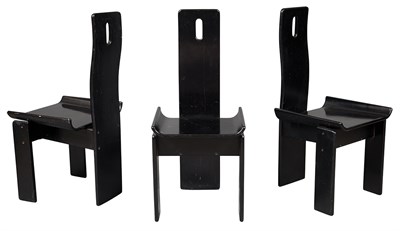 Lot 248 - Manner of Carlo Scarpa Set of Eight Dining...