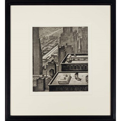 Lot 131 - Armin Landeck (1905-1984) MANHATTAN VISTA;...