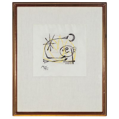 Lot 160 - Joan Miró(1893-1983) LA BAGUE D'AURORE (DUPIN...