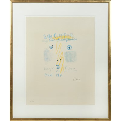 Lot 187 - Pablo Picasso SALA GASPAR (B. 1018; M. 338)...